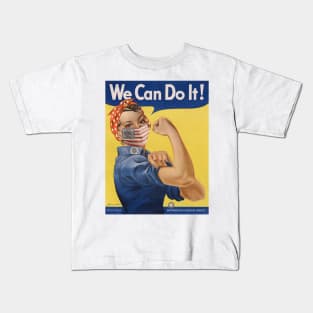 We Can Do It! Rosie the Riveter Coronavirus 2020 Poster Kids T-Shirt
